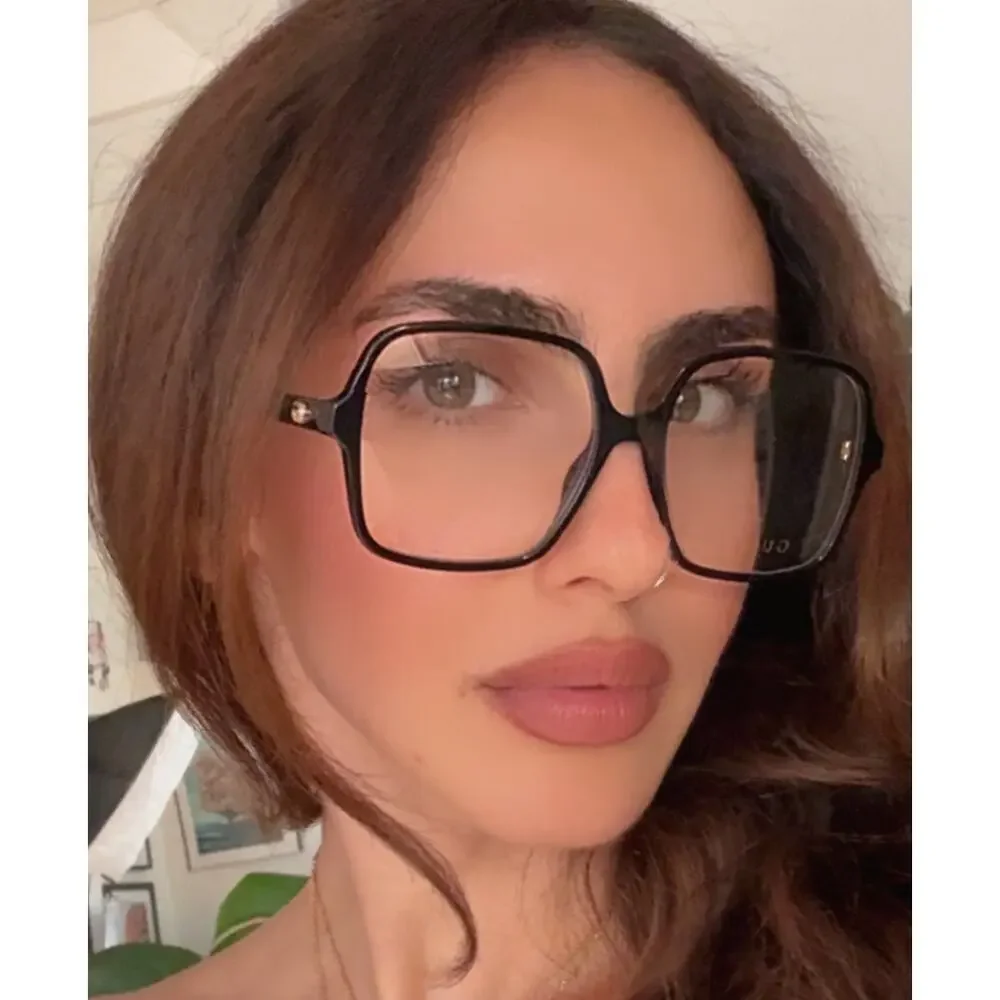 NEW Gucci GG1994O Black Square Eyeglasses Frames